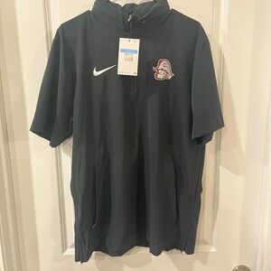 Nike Black Half-Zip Jacket with Embroidered Logo for Tates Creek High School
